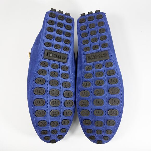 Gucci Suede Horsebit Driver Loafer - Men’s 12.5 - Picture 6 of 8